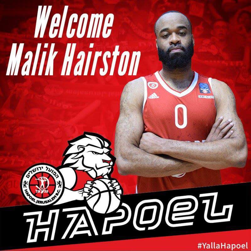 Eurocup 2016-17: Malik Hairston firma ufficialmente con Hapoel Jerusalem BC