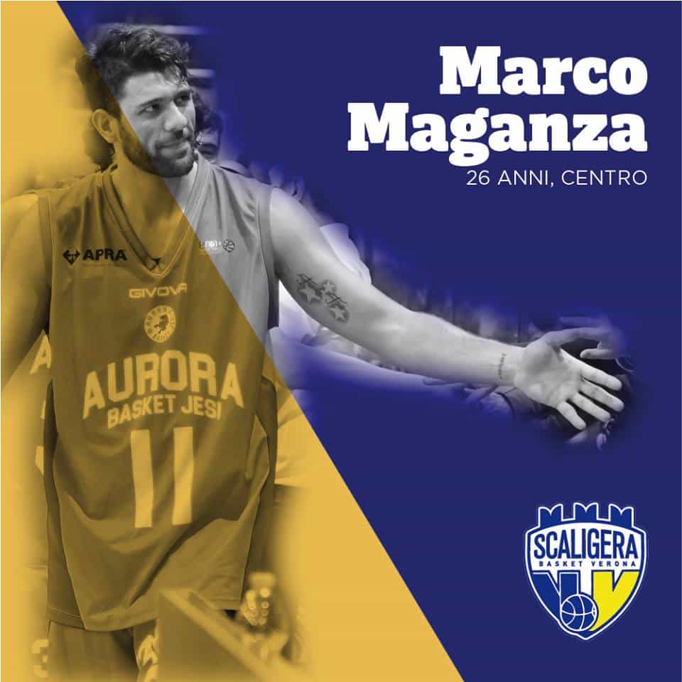 A2 Citroen Est Mercato 2017-18: la Scaligera Verona prende Marco Maganza da Jesi