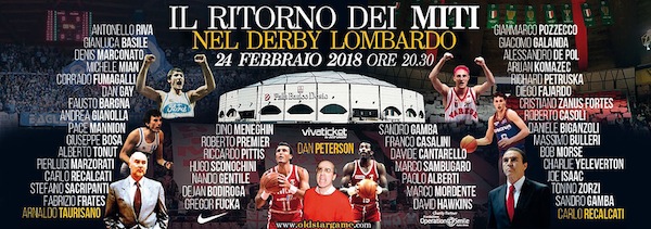 Storie di basket 2018: il video promozionale dell'Old Star Game del 24 febbraio