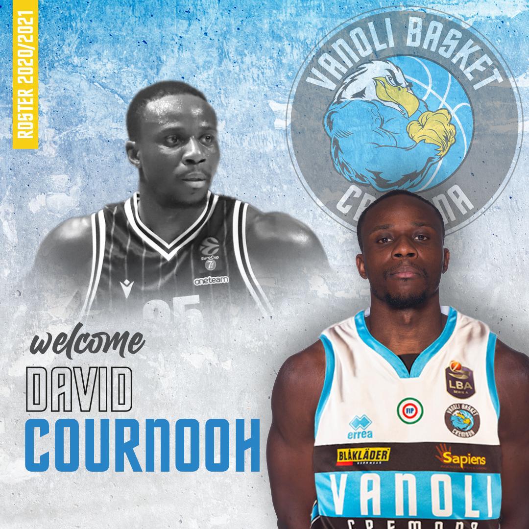 LBA Legabasket Mercato 2020-21: la Vanoli Cremona ufficializza David Cournooh in uscita dalle V Nere