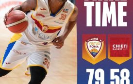 LNP Serie B Nazionale Girone B 11ª ritorno 2024-25: la Virtus GVM Roma 1960 vince facile vs i resti del Chieti Basket